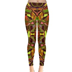 Abstract #8   I   Autumn 6000 Leggings  by KesaliSkyeArt