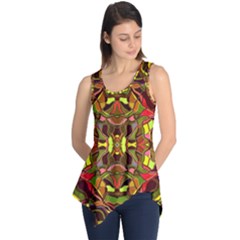 Abstract #8   I   Autumn 6000 Sleeveless Tunic by KesaliSkyeArt