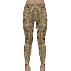 Abstract #8   Ii   Antiqued 6000 Classic Yoga Leggings by KesaliSkyeArt