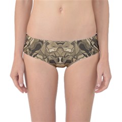 Abstract #8   Ii   Antiqued 6000 Classic Bikini Bottoms by KesaliSkyeArt