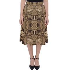 Abstract #8   Ii   Antiqued 6000 Classic Midi Skirt