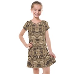 Abstract #8   Ii   Antiqued 6000 Kids  Cross Web Dress by KesaliSkyeArt