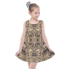 Abstract #8   Ii   Antiqued 6000 Kids  Summer Dress by KesaliSkyeArt