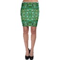 Abstract #8   Aqua Jungle 6000 Bodycon Skirt View1