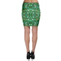 Abstract #8   Aqua Jungle 6000 Bodycon Skirt View2