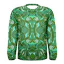 Abstract #8   Aqua Jungle 6000 Men s Long Sleeve Tee View1