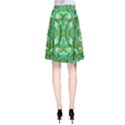 Abstract #8   Aqua Jungle 6000 A-Line Skirt View2