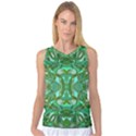 Abstract #8   Aqua Jungle 6000 Women s Basketball Tank Top View1