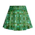 Abstract #8   Aqua Jungle 6000 Mini Flare Skirt View1