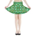 Abstract #8   Aqua Jungle 6000 Mini Flare Skirt View3