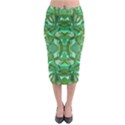 Abstract #8   Aqua Jungle 6000 Midi Pencil Skirt View1