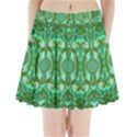 Abstract #8   Aqua Jungle 6000 Pleated Mini Skirt View1