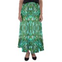 Abstract #8   Aqua Jungle 6000 Flared Maxi Skirt View1