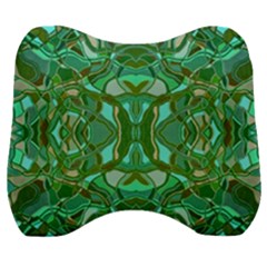 Abstract #8   Aqua Jungle 6000 Velour Head Support Cushion