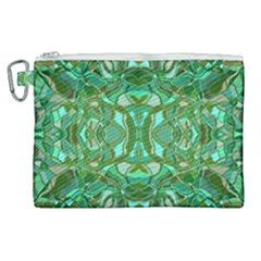 Abstract #8   Aqua Jungle 6000 Canvas Cosmetic Bag (xl)