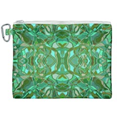 Abstract #8   Aqua Jungle 6000 Canvas Cosmetic Bag (xxl)