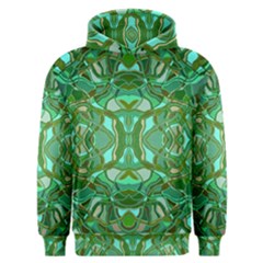 Abstract #8   Aqua Jungle 6000 Men s Overhead Hoodie by KesaliSkyeArt