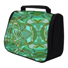 Abstract #8   Aqua Jungle 6000 Full Print Travel Pouch (small)