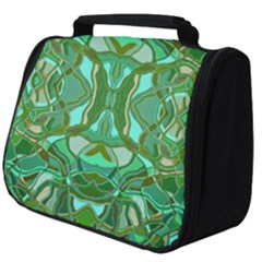 Abstract #8   Aqua Jungle 6000 Full Print Travel Pouch (big) by KesaliSkyeArt