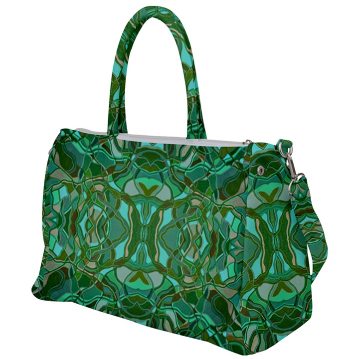 Abstract #8   Aqua Jungle 6000 Duffel Travel Bag