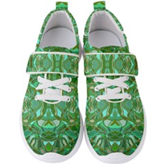 Abstract #8   Aqua Jungle 6000 Men s Velcro Strap Shoes by KesaliSkyeArt