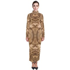 Abstract #8   Iii   Antique 6000 Turtleneck Maxi Dress