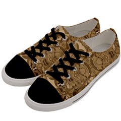 Abstract #8   Iii   Antique 6000 Men s Low Top Canvas Sneakers by KesaliSkyeArt