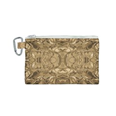 Abstract #8   Iii   Antique 6000 Canvas Cosmetic Bag (small) by KesaliSkyeArt