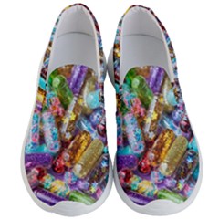 Unicorn Rave Men s Lightweight Slip Ons by WensdaiAmbrose