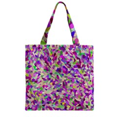 Verba Zipper Grocery Tote Bag by artifiart