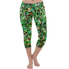 Sylvan Capri Yoga Leggings by artifiart