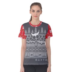 Ugly Christmas Sweater Design (red Womens)