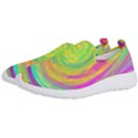 Groovy Abstract Purple And Yellow Liquid Swirl Men s Slip On Sneakers View2