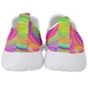 Groovy Abstract Purple And Yellow Liquid Swirl Men s Slip On Sneakers View4