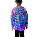 Pink, Blue And Yellow Abstract Coneflower Hooded Windbreaker (Kids) View2