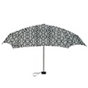 Black And White Intricate Modern Geometric Pattern Mini Folding Umbrellas View3