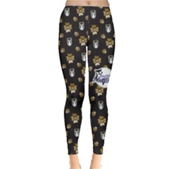 Yellow/black Owl Leggings  by TransfiguringAdoptionStore