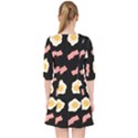 Bacon and Egg Pop Art Pattern Pocket Dress View2