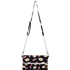 Bacon And Egg Pop Art Pattern Mini Crossbody Handbag