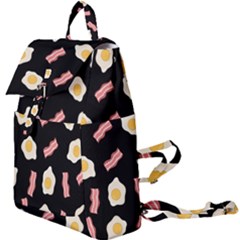 Bacon And Egg Pop Art Pattern Buckle Everyday Backpack by Valentinaart