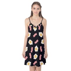 Bacon And Egg Pop Art Pattern Camis Nightgown by Valentinaart