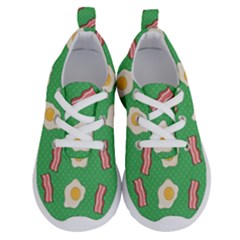 Bacon And Egg Pop Art Pattern Running Shoes