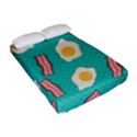 Bacon and Egg Pop Art Pattern Fitted Sheet (Full/ Double Size) View2