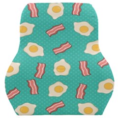 Bacon And Egg Pop Art Pattern Car Seat Back Cushion  by Valentinaart