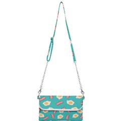 Bacon And Egg Pop Art Pattern Mini Crossbody Handbag