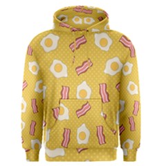 Bacon And Egg Pop Art Pattern Men s Pullover Hoodie by Valentinaart