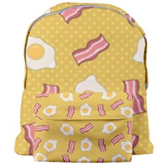 Bacon And Egg Pop Art Pattern Giant Full Print Backpack