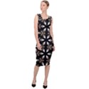 Earth Tone Floral  Sleeveless Pencil Dress View3