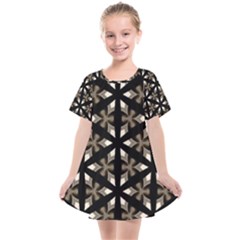 Earth Tone Floral  Kids  Smock Dress by kenique