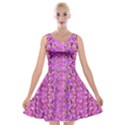 Paradise Blossom Tree On The Ornate Sakura Mountain Velvet Skater Dress View1